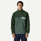 Patagonia Men's Lightweight Synchilla® Snap-T® Fleece Pullover-Canopy Green-Killington Sports