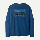 Patagonia Men's Long-Sleeved Capilene® Cool Daily Shirt - '73 Skyline-Clement Blue - Light Clement Blue X-Dye-Killington Sports
