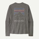 Patagonia Men's Long-Sleeved Capilene® Cool Sun Shirt - Peak Visions-Forge Grey - Noble Grey X-Dye-Killington Sports