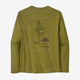 Patagonia Men's Long-Sleeved Capilene® Cool Daily Graphic Shirt - Lands-Clean Climb Roots: Graze Green X-Dye-Killington Sports