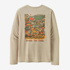 Patagonia Men's Long-Sleeved Capilene® Cool Daily Graphic Shirt - Lands-Commontrail: Pumice X-Dye-Killington Sports