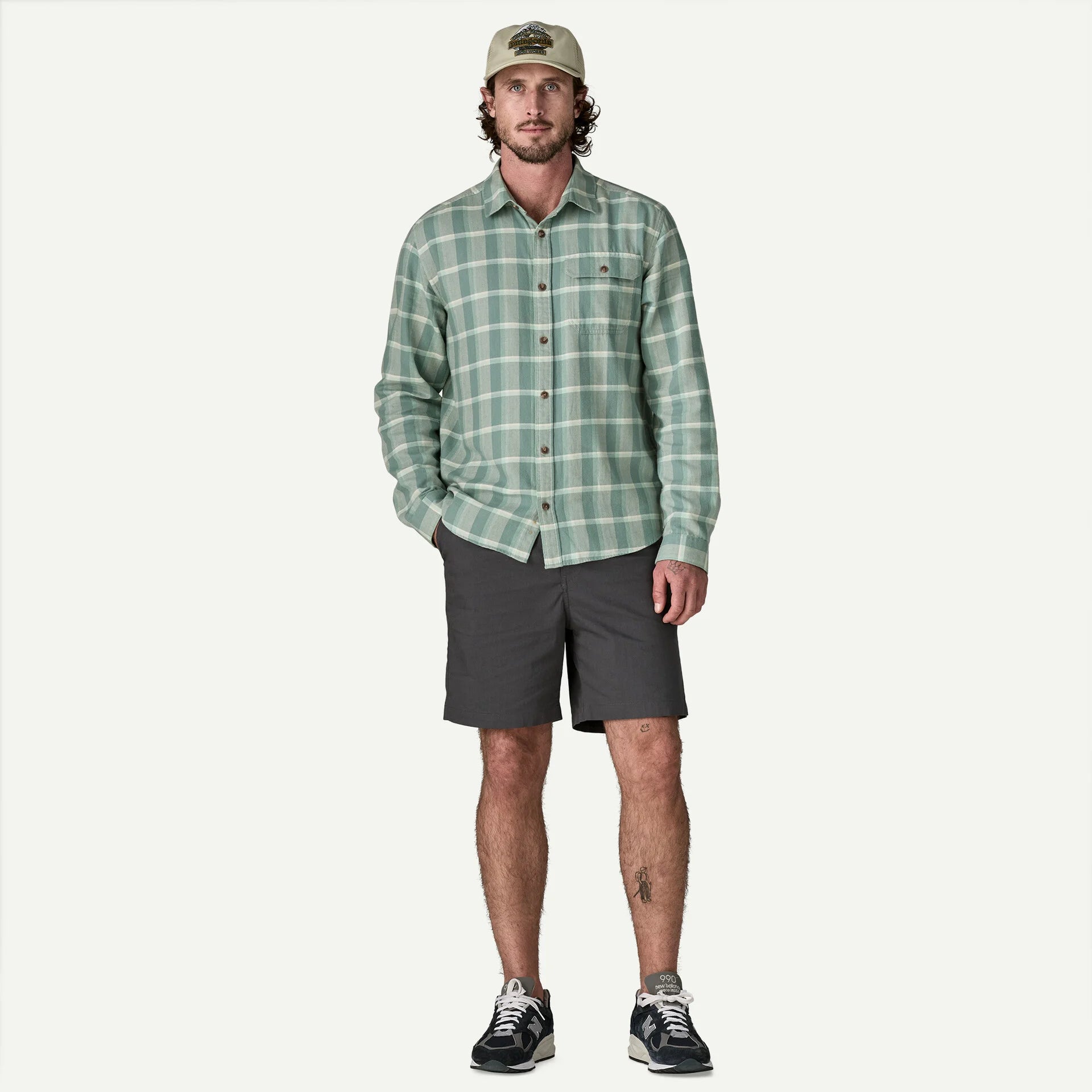 Patagonia Men's Long-Sleeved Lightweight Fjord Flannel Shirt-Killington Sports