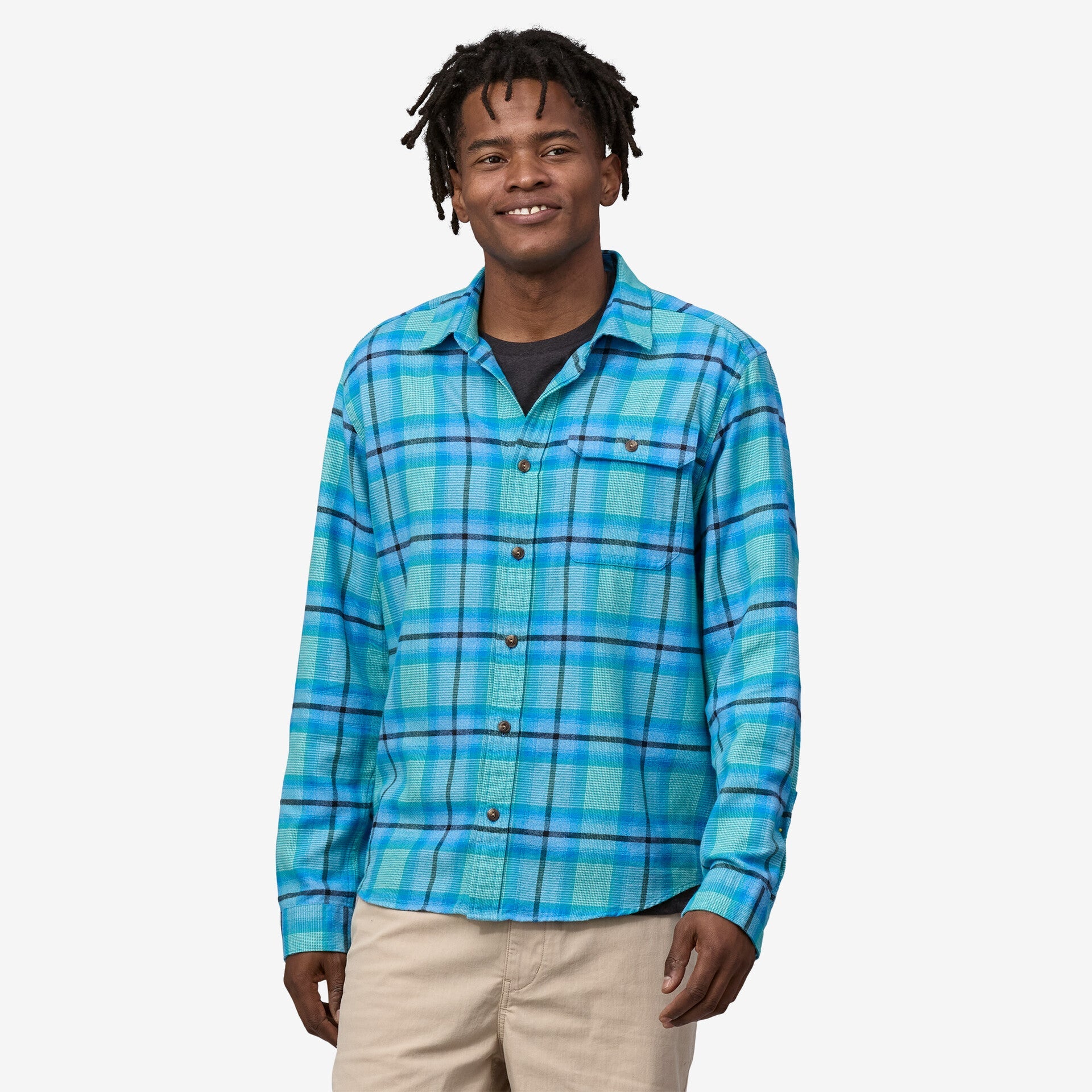 Patagonia Men's Long-Sleeved Lightweight Fjord Flannel Shirt-Killington Sports