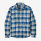 Patagonia Men's Long-Sleeved Lightweight Fjord Flannel Shirt-Captain: Endless Blue-Killington Sports