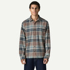 Patagonia Men's Long-Sleeved Lightweight Fjord Flannel Shirt-Depth: Blue Sage-Killington Sports
