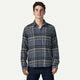 Patagonia Men's Long-Sleeved Lightweight Fjord Flannel Shirt-Depth: New Navy-Killington Sports