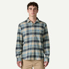 Patagonia Men's Long-Sleeved Lightweight Fjord Flannel Shirt-Foggy: Virtually Blue-Killington Sports