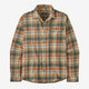 Patagonia Men's Long-Sleeved Lightweight Fjord Flannel Shirt-Lavas: Fertile Brown-Killington Sports