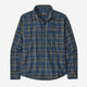 Patagonia Men's Long-Sleeved Lightweight Fjord Flannel Shirt-Major: Tidepool Blue-Killington Sports