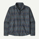 Patagonia Men's Long-Sleeved Lightweight Fjord Flannel Shirt-Paw: Smolder Blue-Killington Sports