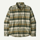Patagonia Men's Long-Sleeved Lightweight Fjord Flannel Shirt-Rocky: Old Growth Green-Killington Sports