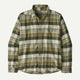 Patagonia Men's Long-Sleeved Lightweight Fjord Flannel Shirt-Rocky: Old Growth Green-Killington Sports