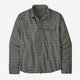 Patagonia Men's Long-Sleeved Lightweight Fjord Flannel Shirt-Tracks: Thermal Blue-Killington Sports