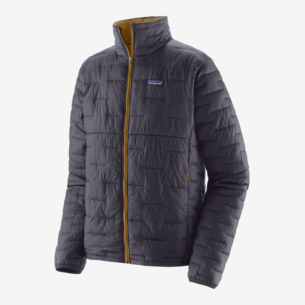 Patagonia Men's Micro Puff® Jacket-Smolder Blue w/Raptor Brown-Killington Sports