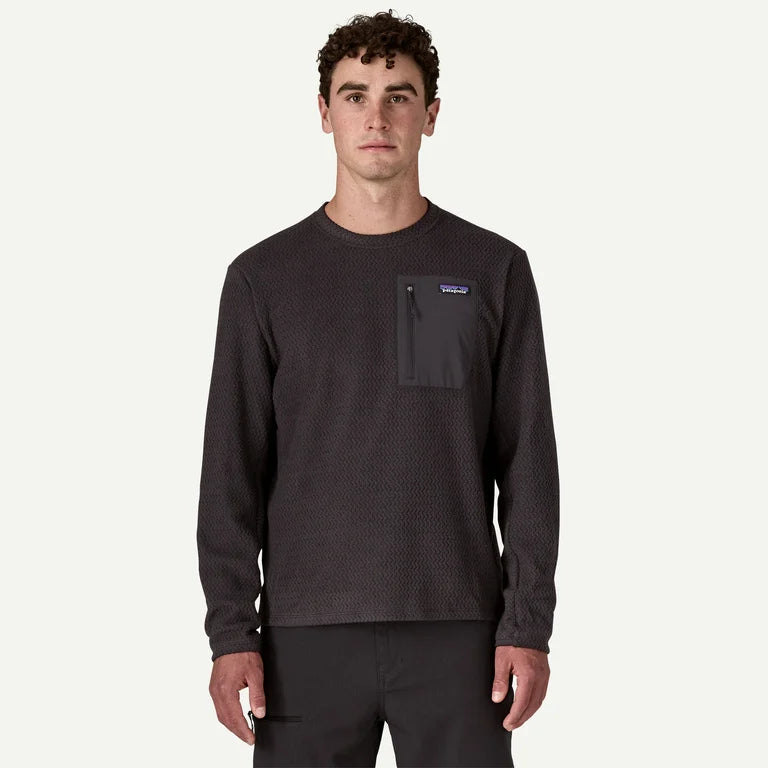 Patagonia Men's R1® Air Fleece Crewneck-Black-Killington Sports