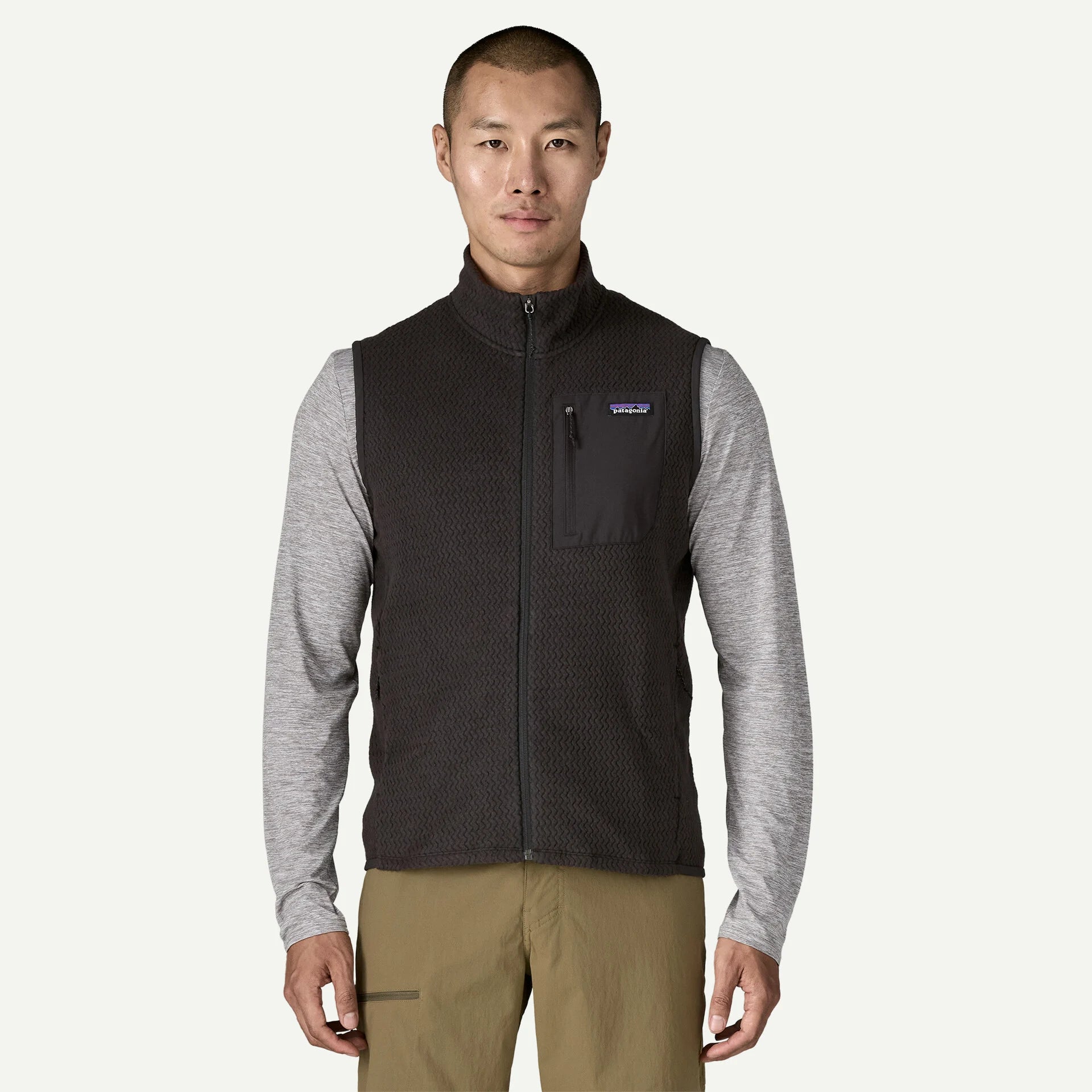 Patagonia Men's R1® Air Fleece Vest-Black-Killington Sports