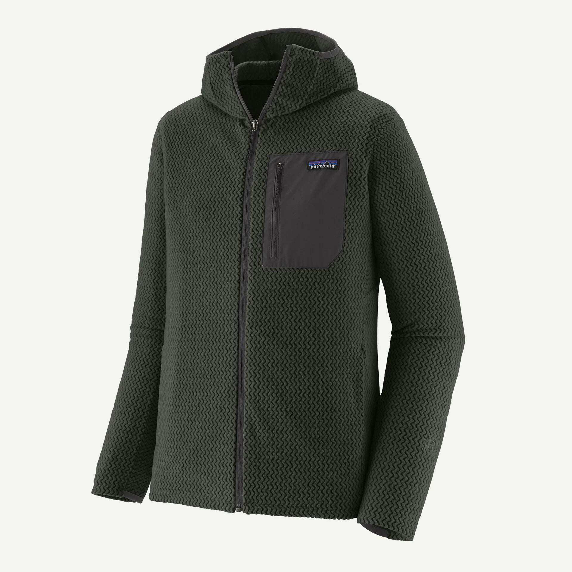 Patagonia Men's R1® Air Full-Zip Hoody-Old Growth Green-Killington Sports
