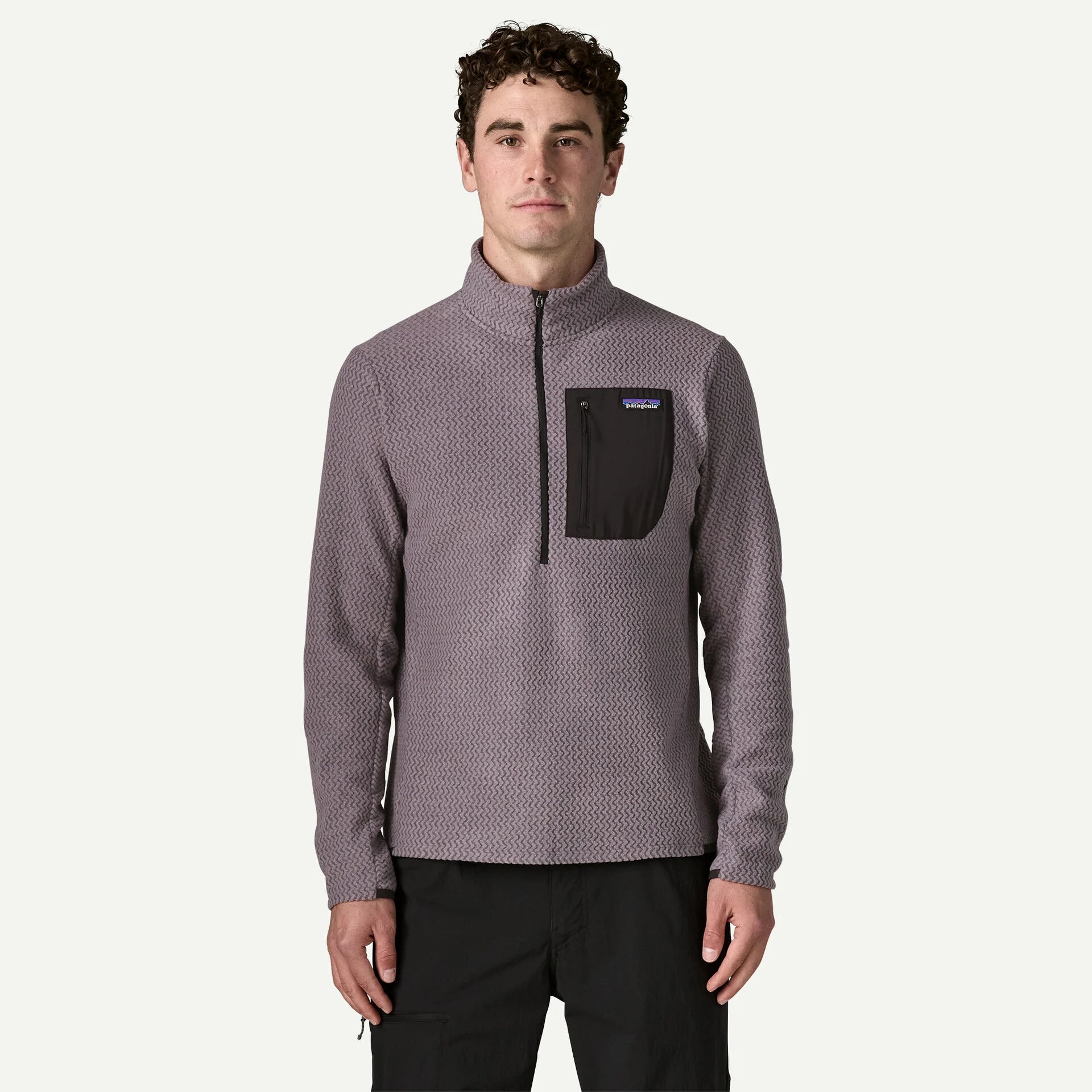 Patagonia Men's R1® Air Zip-Neck-May Grey-Killington Sports