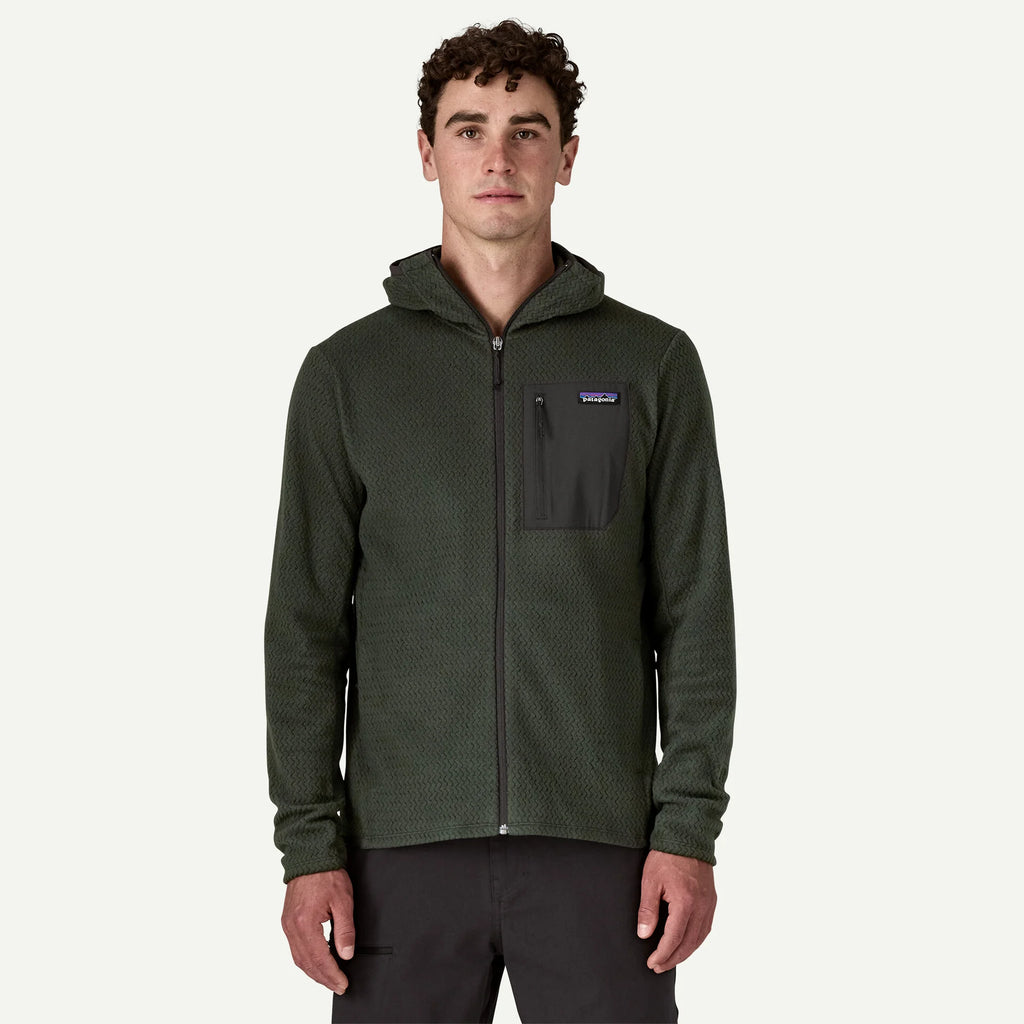 Patagonia Men's R1® Air Full-Zip Hoody-Old Growth Green-Killington Sports