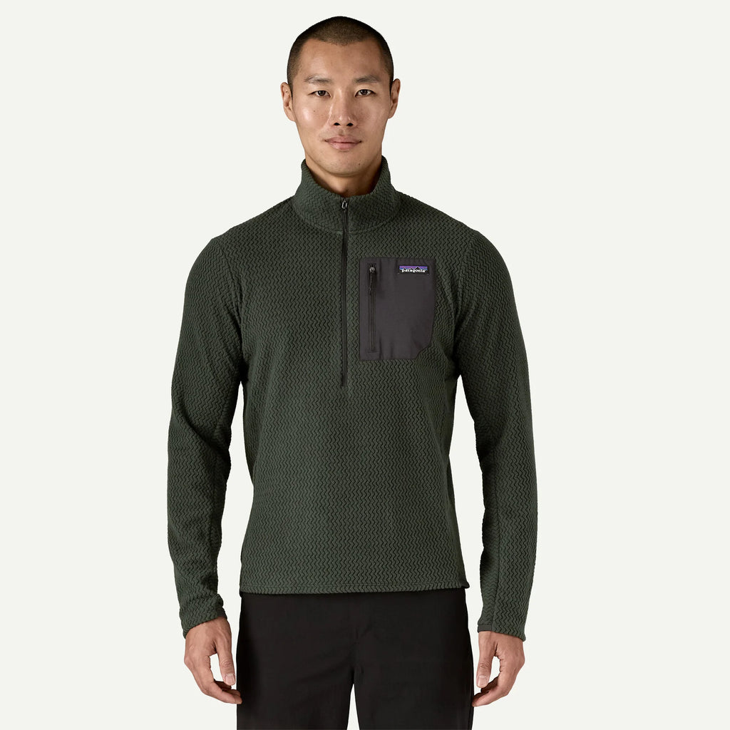 Patagonia Men's R1® Air Zip-Neck-Old Growth Green-Killington Sports