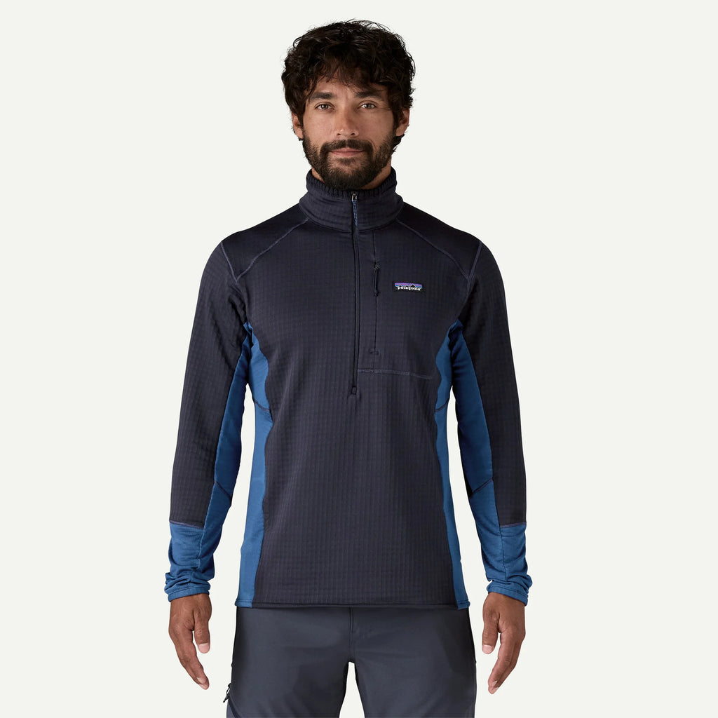 Patagonia Men's R1® Fleece Pullover-Sunken Blue-Killington Sports