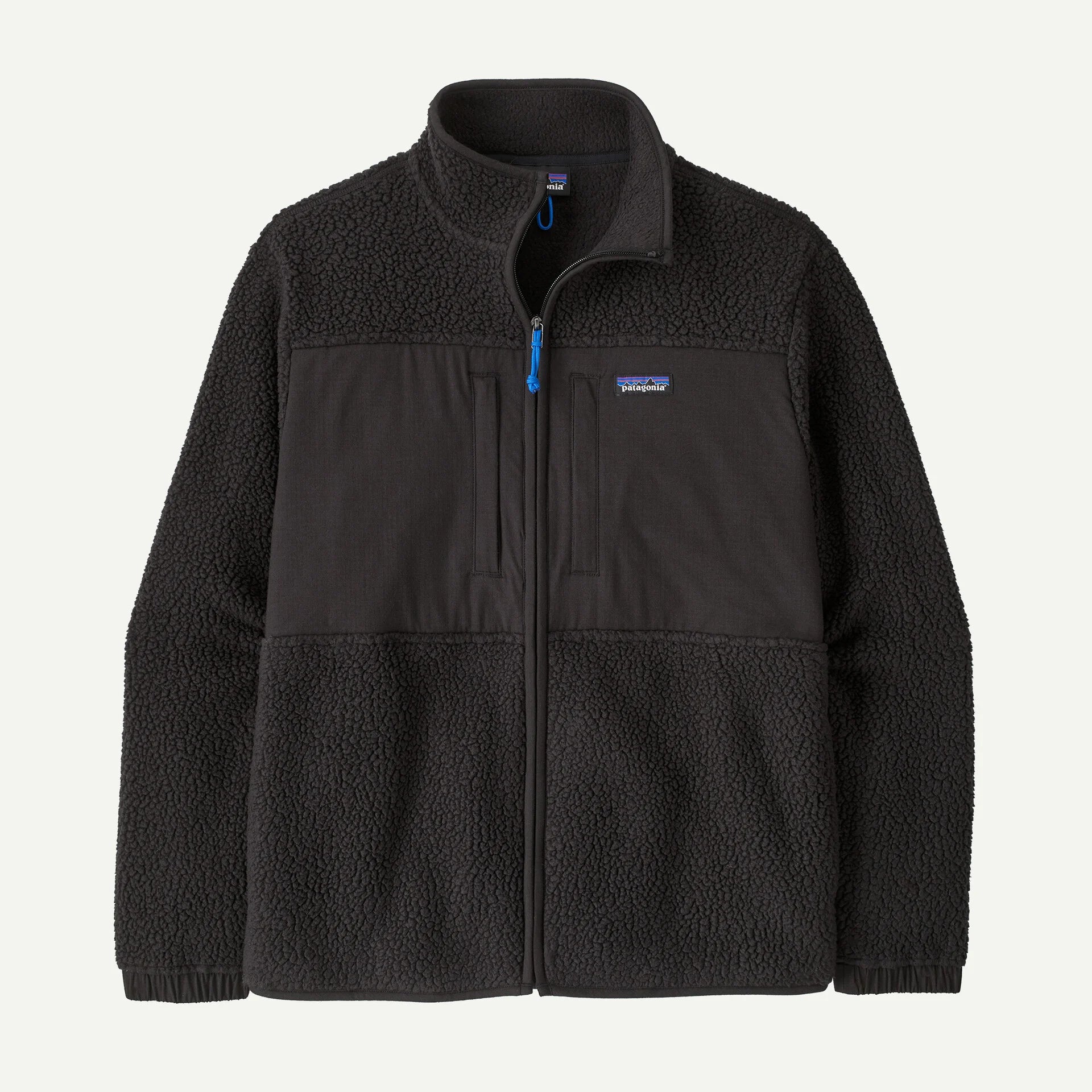 Patagonia Men's Retro Pile Patch Fleece Jacket-Black-Killington Sports