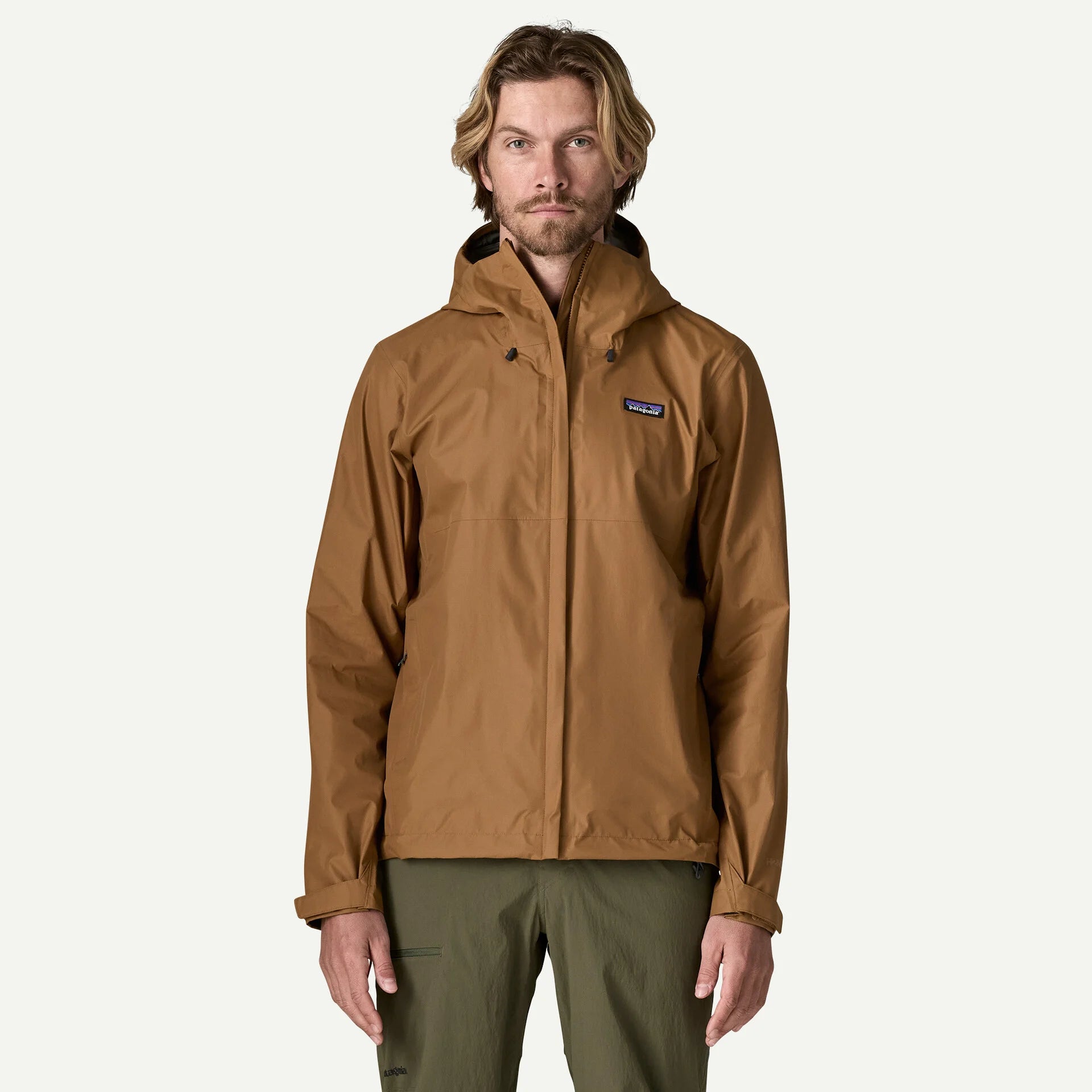 Patagonia Mens Torrentshell 3L Rain Jacket-Deer Brown-Killington Sports
