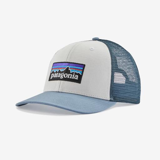 Patagonia P-6 Logo Trucker Hat-White/Light Plume Grey-Killington Sports