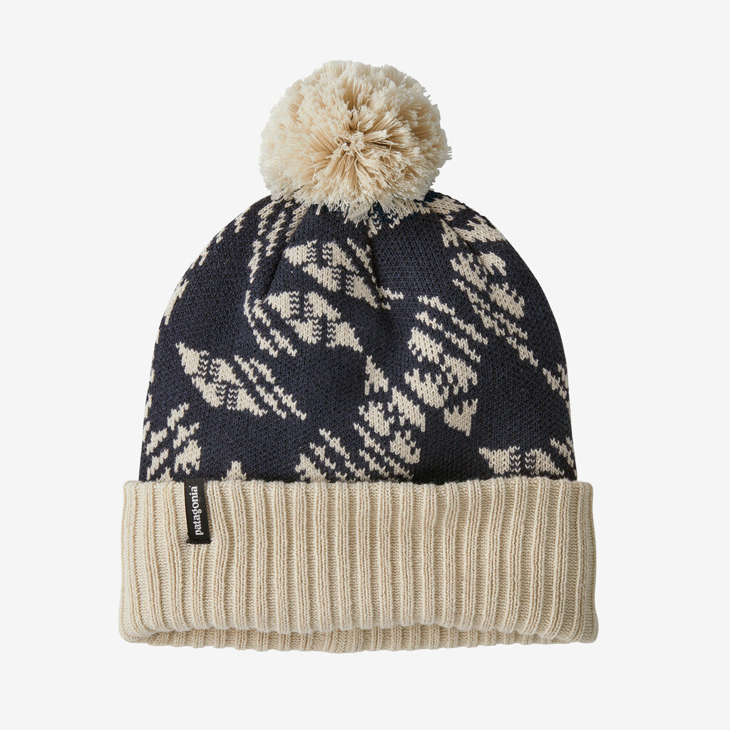 Patagonia Powder Town Beanie-Synched Flight: Smolder Blue-Killington Sports