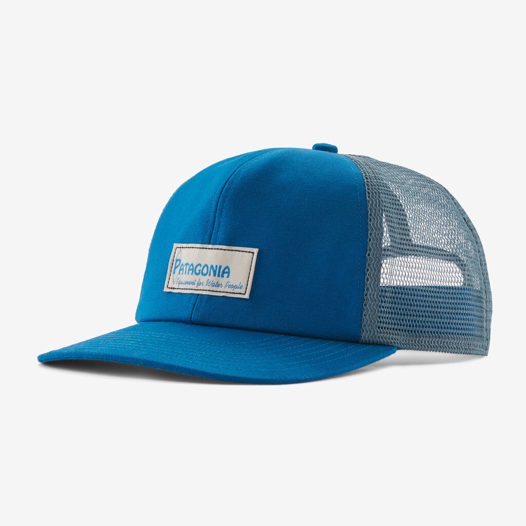 Patagonia Relaxed Trucker Hat-Water People Label: Endless Blue-Killington Sports