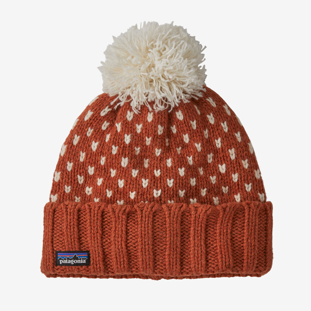 Patagonia Snowbelle Beanie-Offset Dot: Burnished Red-Killington Sports