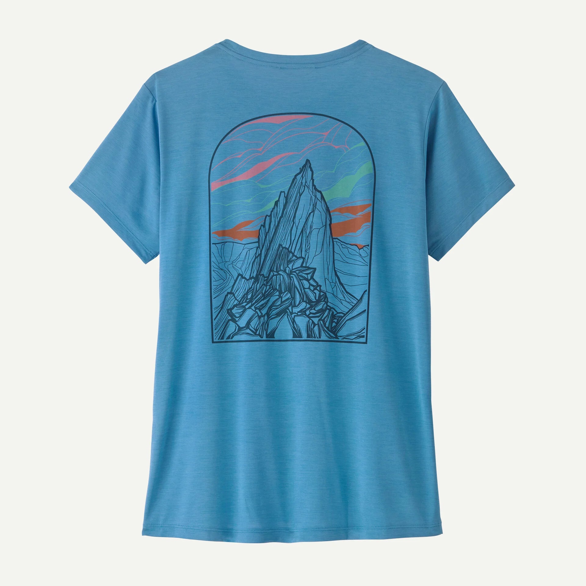 Patagonia Women's Capilene® Cool Daily Shirt - Cloud Crag-Shore Blue - Light Shore Blue X-Dye-Killington Sports