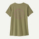 Patagonia Women's Capilene® Cool Daily Shirt - Spoke Stencil-Gumtree Green - Light Gumtree Green X-Dye-Killington Sports