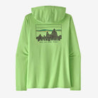 Patagonia Women's Capilene® Cool Daily Graphic Hoody-'73 Skyline: Salamander Green-Killington Sports