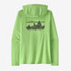 Patagonia Women's Capilene® Cool Daily Graphic Hoody-'73 Skyline: Salamander Green-Killington Sports