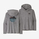 Patagonia Women's Capilene® Cool Daily Graphic Hoody-Skyline Stencil: Feather Grey-Killington Sports