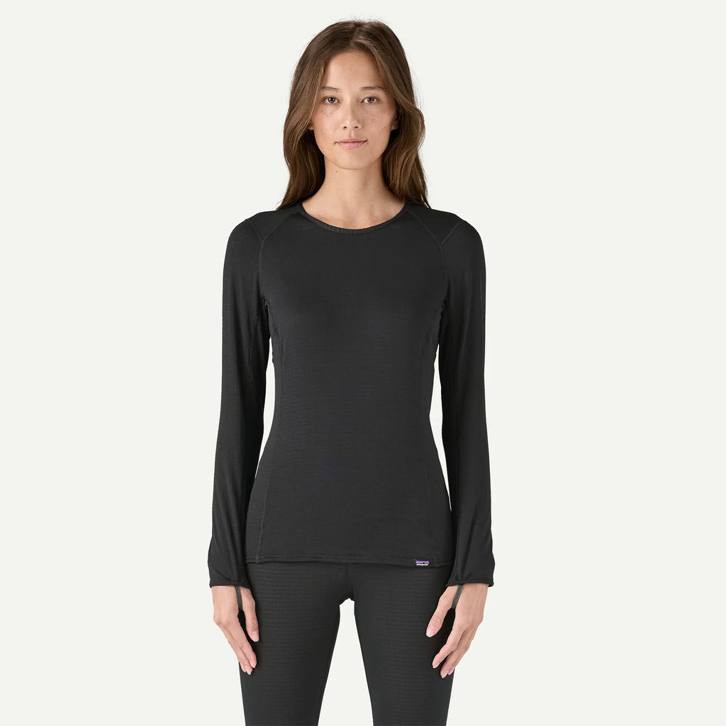 Patagonia Women's Capilene® Thermal Weight Crewneck-Black-Killington Sports