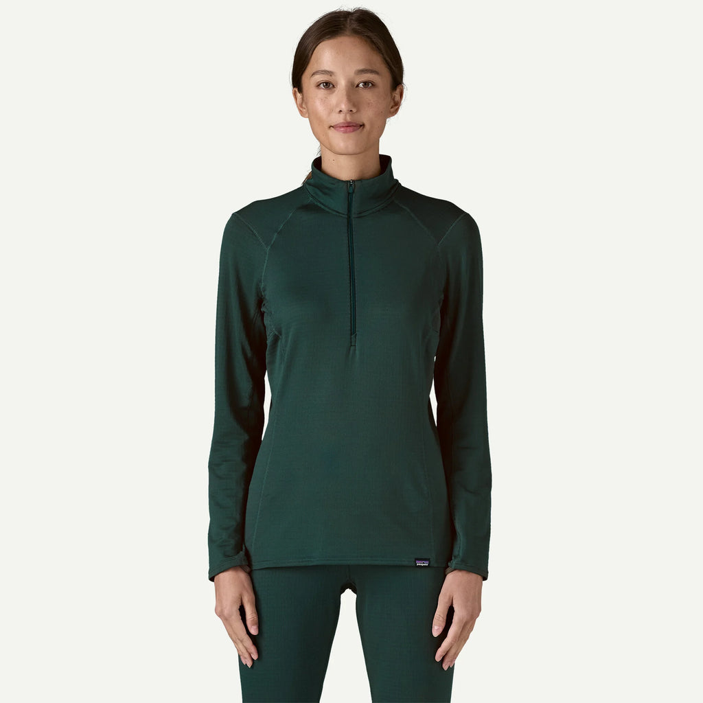 Patagonia Women's Capilene® Thermal Weight Zip-Neck-Cascade Green-Killington Sports