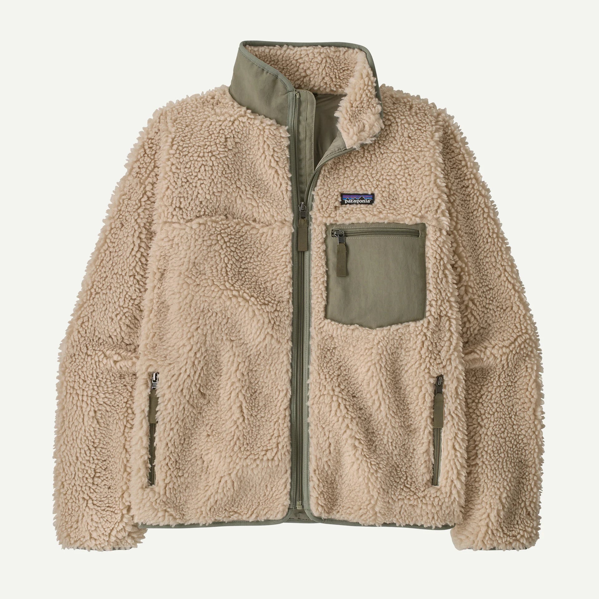 Patagonia Women's Classic Retro-X® Fleece Jacket-Dark Natural w/River Rock Green-Killington Sports