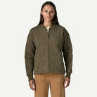 Patagonia Women's Daily Quilted Bomber Jacket-Basin Green-Killington Sports