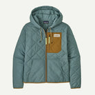Patagonia Women's Diamond Quilted Bomber Hoody-Blue Sage-Killington Sports