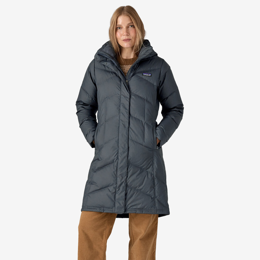 Patagonia Women's Down With It Parka-Smolder Blue-Killington Sports