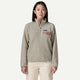 Patagonia Women's Lightweight Synchilla® Snap-T® Fleece Pullover-Oatmeal Heather w/Moonrise Taupe-Killington Sports