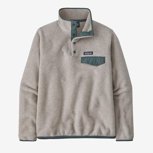 Patagonia Women's Lightweight Synchilla® Snap-T® Fleece Pullover-Oatmeal Heather w/Nouveau Green-Killington Sports