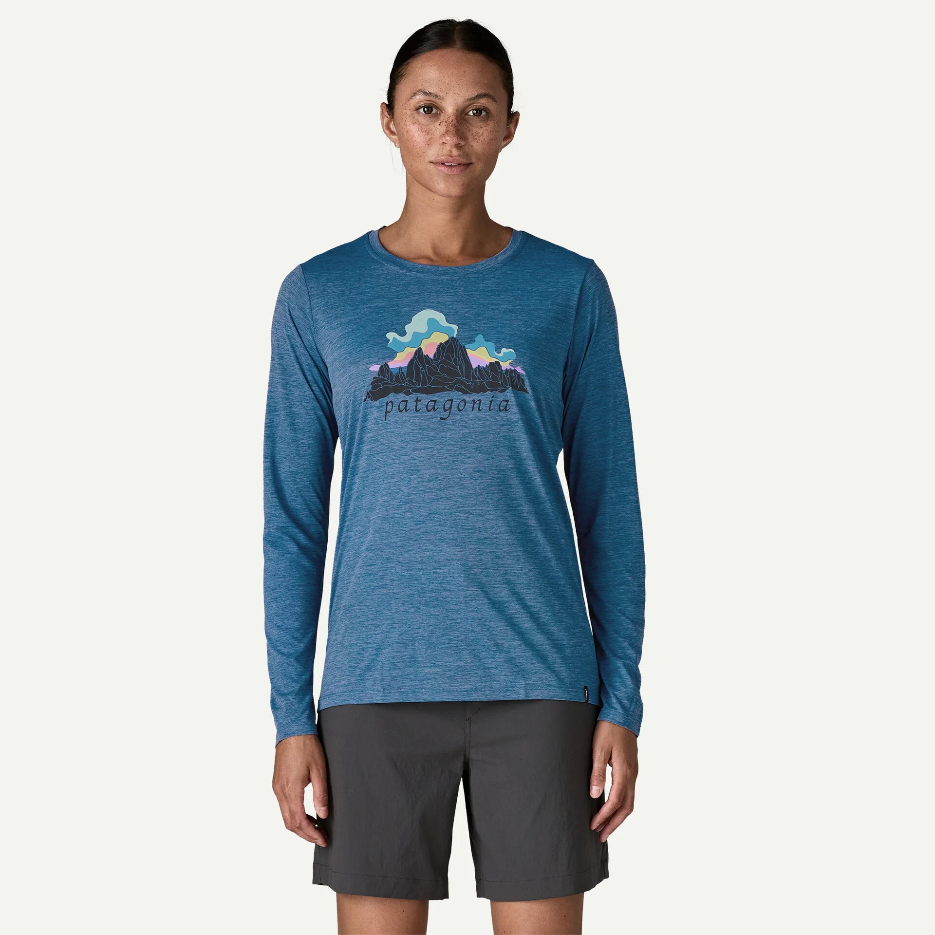 Patagonia Women's Long-Sleeved Capilene® Cool Daily Shirt - Fitz Roy Nimbus-Killington Sports