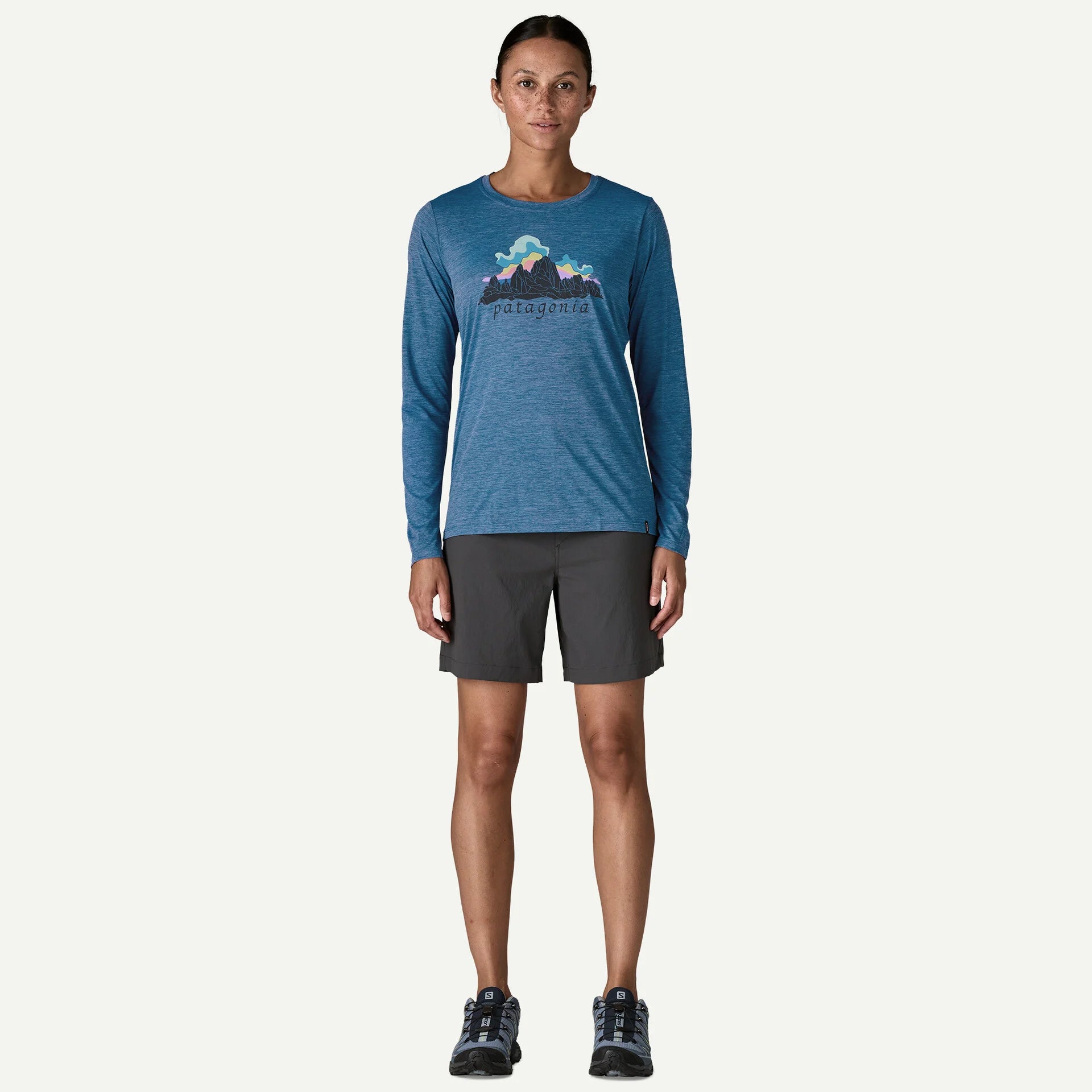 Patagonia Women's Long-Sleeved Capilene® Cool Daily Shirt - Fitz Roy Nimbus-Killington Sports