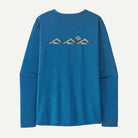 Patagonia Women's Long-Sleeved Capilene® Cool Daily Shirt - Trailcheck-Aquatic Blue - Light Aquatic Blue X-Dye-Killington Sports