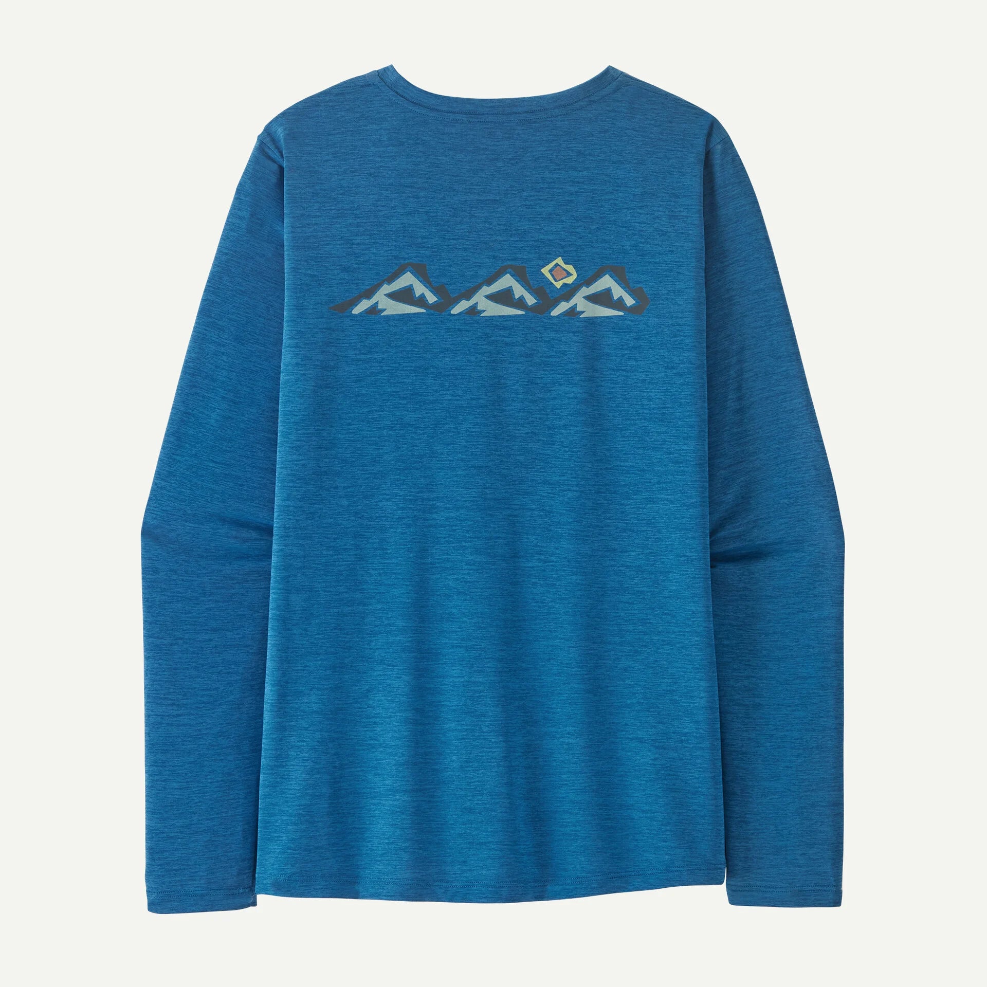Patagonia Women's Long-Sleeved Capilene® Cool Daily Shirt - Trailcheck-Aquatic Blue - Light Aquatic Blue X-Dye-Killington Sports