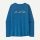 Patagonia Women's Long-Sleeved Capilene® Cool Daily Shirt - Trailcheck-Aquatic Blue - Light Aquatic Blue X-Dye-Killington Sports