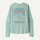 Patagonia Women's Long-Sleeved Capilene® Cool Sun Shirt - Peak Visions-Thermal Blue - Thin Ice X-Dye-Killington Sports